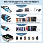 Travel Cruise Essentials 2026, Dual Type-C 4 in 2 Multi Charging Cable for Trave... - Image 4