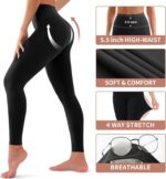 Bluemaple High Waisted Leggings for Women - Tummy Control Pants Non See Through ... - Image 7