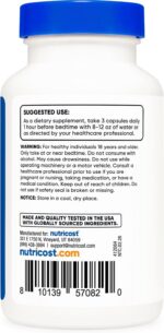 Nutricost Sleep Aid Complex 1330mg Serving (90 Capsules) - 30 Servings - Image 6