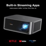 HAPPRUN 2000 ANSI Lumens Outdoor Projector with Built-in Streaming Apps | 4K Dec... - Image 5