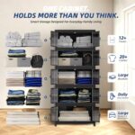 SAILUN 145Gal/580Qt Collapsible & Stackable Storage Bins with Door & a Lid,Perfe... - Image 5