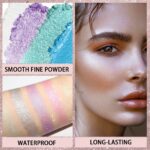 8 Color Face Cheek Highlighter Makeup Palette Shimmer Glitter Iridescent Multich... - Image 7