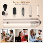 5 in 1 Hair Dryer Brush,Blow Dryer Brush Upgrade Hot Air Brush Air Styler, Curli... - Image 9