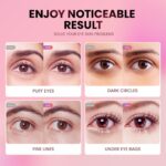 AILEORY Under Eye Patches (24 Pairs) - Tri-color Glitter Eye Gel Pads for Dark C... - Image 6