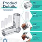 Shimeyao 20 Set 90 Degree Pipe Connector Clamps Pipe Connector Tee Clamp Fitting... - Image 4