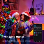 TW SHINE Smart Christmas Lights, 100 LED 33FT Color Changing Halloween String Li... - Image 4