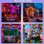 TW SHINE Smart Christmas Lights, 100 LED 33FT Color Changing Halloween String Li... - Image 5