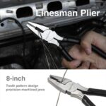 Amazon Basics Pliers Set, Hand Tools for Precision, Cutting Wire Cutter with Nee... - Image 5