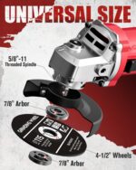 AVID POWER Angle Grinder 4-1/2 inch Electric Grinder Tools 750W 6.5 Amp Metal Gr... - Image 6