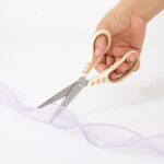 Yellow 7 Inch purpose scissors kit with Box Cutter Retractable Crafts scissors w... - Image 5