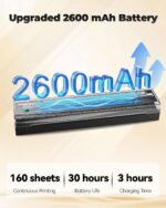 Portable Printer Wireless for Travel, D80 Thermal Printer, Inkless Printers, Com... - Image 10