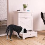 Dog Feeding Station with 2 Elevated Bowls,Hidden Pet Feeder Station with Tilt Ou... - Image 7
