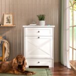 Dog Feeding Station with 2 Elevated Bowls,Hidden Pet Feeder Station with Tilt Ou... - Image 8