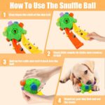 Dog Snuffle Ball-Interactive Puzzle Dog Toys Encourage Natural Foraging Skills S... - Image 5