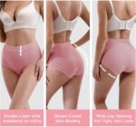 Women's Underwear Cotton Tummy Control High Waisted Underwear Soft Breathable Fu... - Image 5