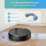 Kilgone Robot Vacuum and Mop Combo for Pet Hair & Homes - App/Voice Control, Tan... - Image 4