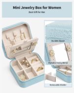 VLANDO Teacher Appreciation Graduation Gifts - Small Travel Jewelry Box Organize... - Image 4