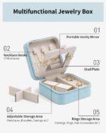 VLANDO Teacher Appreciation Graduation Gifts - Small Travel Jewelry Box Organize... - Image 5