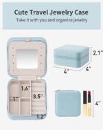 VLANDO Teacher Appreciation Graduation Gifts - Small Travel Jewelry Box Organize... - Image 6