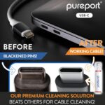PurePort USB-C Multi-Tool Kit Repair & Clean Phone,Tablet,PC Ports (Black) | Cle... - Image 5