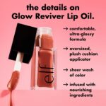e.l.f. Glow Reviver Lip Oil, Nourishing Tinted Lip Oil For A High-shine Finish, ... - Image 6
