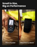 DTAPE DT50 165 Ft Laser Measuring Tool, High-Accuracy Laser Tape Measure, 2" Bac... - Image 9