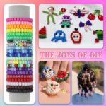LIS HEGENSA Pony Beads Bulk,Kandi Beads for Necklace Jewelry Making Hair Braidin... - Image 4