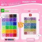 LIS HEGENSA Pony Beads Bulk,Kandi Beads for Necklace Jewelry Making Hair Braidin... - Image 7
