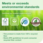 Tork Septic Safe Toilet Paper, White, 2-Ply 100% Recycled, Eco-Friendly, T24 Com... - Image 9
