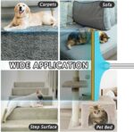 Carpet Rake for Pet Hair Removal - Reusable Pet Hair Remover, 60” Adjustable Lon... - Image 5