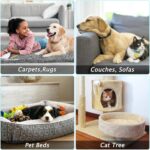 Carpet Rake for Pet Hair Removal - Reusable Pet Hair Remover, 60” Adjustable Lon... - Image 9