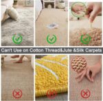 Carpet Rake for Pet Hair Removal - Reusable Pet Hair Remover, 60” Adjustable Lon... - Image 10