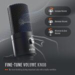 FIFINE USB Microphone, Metal Condenser Recording Microphone for MAC OS, Windows,... - Image 6