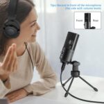 FIFINE USB Microphone, Metal Condenser Recording Microphone for MAC OS, Windows,... - Image 10