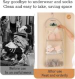 Multi Purpose Multi Layer Mesh Storage Hanging Bag,Hanging Storage with Metal Ha... - Image 4