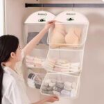 Multi Purpose Multi Layer Mesh Storage Hanging Bag,Hanging Storage with Metal Ha... - Image 6