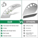 Plys Herb Stripper Tool for Basil - Stainless Steel Kitchen Herb Cutter 9 Holes,... - Image 5
