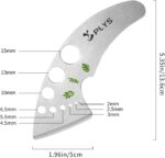 Plys Herb Stripper Tool for Basil - Stainless Steel Kitchen Herb Cutter 9 Holes,... - Image 7