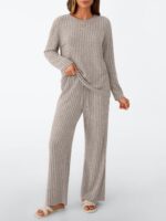 LILLUSORY Womens Lounge Sets 2 Piece Matching Pajamas Fall Outfits 2026 | Comfor... - Image 3