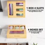 SpaceAid Bag Storage Organizer for Kitchen Drawer, Bamboo Organizer, Compatible ... - Image 7