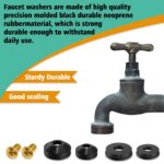XBVV 106 PCS Faucet Washer Assortment Kit with Assorted Flat and Beveled Rubber ... - Image 5