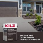 KILZ Decorative Slip-Resistant Concrete Coating, Gray, 1 Gallon - Image 3