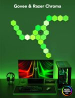 Govee Glide Hexa Light Panels, RGBIC Hexagon LED Wall Lights | Wi-Fi Smart Home ... - Image 4