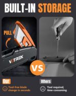VOTREK® Box Cutter Retractable| Metal Utility Knife Set【Built-In Storage】Tool-Fr... - Image 3