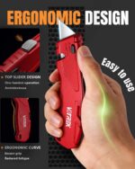 VOTREK® Box Cutter Retractable| Metal Utility Knife Set【Built-In Storage】Tool-Fr... - Image 5