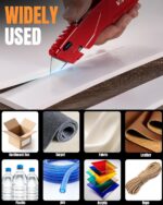 VOTREK® Box Cutter Retractable| Metal Utility Knife Set【Built-In Storage】Tool-Fr... - Image 6
