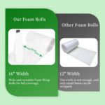 Moving Supplies, Foam Wrap Roll 16" Wide x 160' Length | For Protecting Fragile ... - Image 3