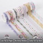 Mr. Pen- Washi Tape Set, 21 Rolls, Assorted Sizes, Floral | 5 Yards/Roll, Washi ... - Image 5