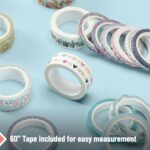 Mr. Pen- Washi Tape Set, 21 Rolls, Assorted Sizes, Floral | 5 Yards/Roll, Washi ... - Image 6