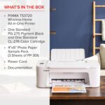 Canon PIXMA TS3720 Wireless All-in-One Printer for Basic Home Printing, White - Image 9